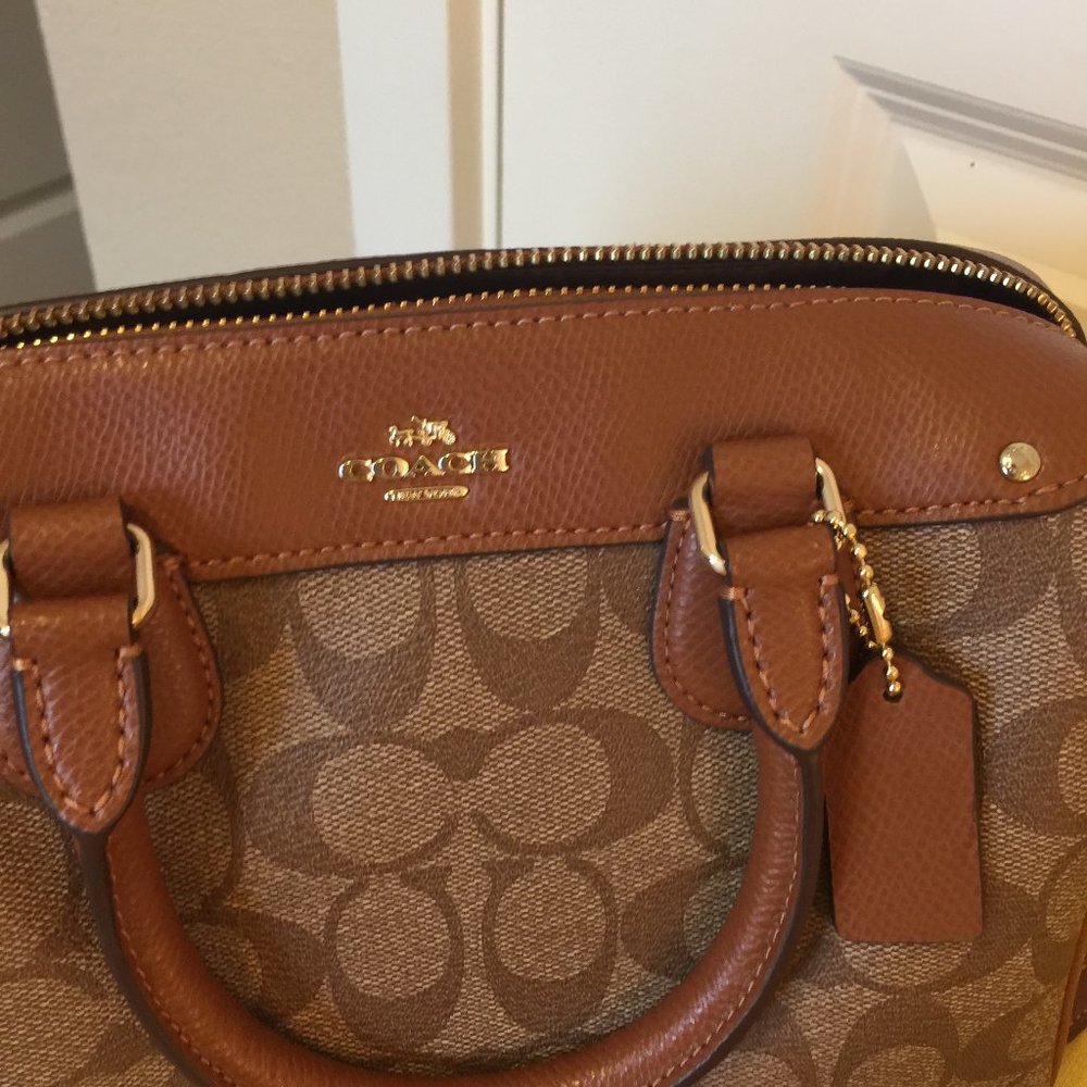 Coach small barrel bag